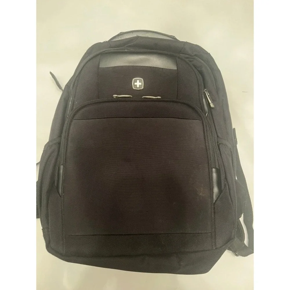 SwissGear Backpack Unisex OS Black Good Laptop Tech Commuter Travel Bag